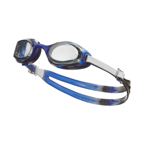 Okulary pływackie Nike Junior biało-niebieskie NESSC167-965 OS Nike