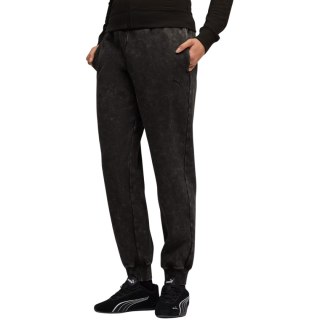 Spodnie damskie Puma ESS Elevated Comfort Wash Sweatpants czarne 688104 01 L Puma