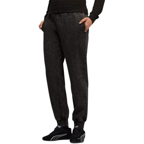 Spodnie damskie Puma ESS Elevated Comfort Wash Sweatpants czarne 688104 01 M Puma