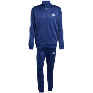 Dres męski adidas Sportswear Basic 3-Stripes French Terry granatowy KB7656 M Adidas
