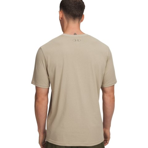 Koszulka męska Under Armour Sportstyle LC SS beżowa 1326799 302 M Under Armour