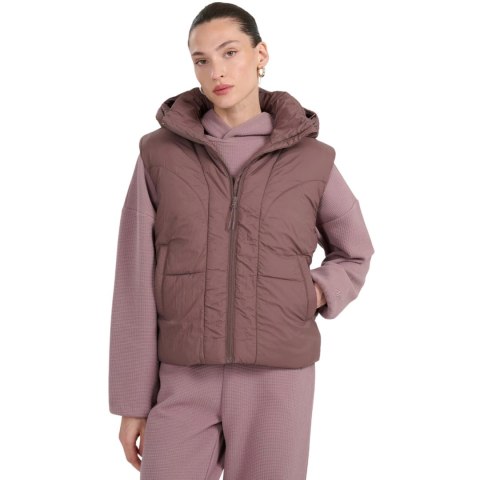 Kamizelka damska 4F F299 ciemny brązowy 4FWAW25TVJAF299 80S XL 4F
