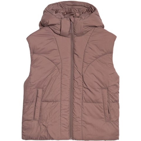 Kamizelka damska 4F F299 ciemny brązowy 4FWAW25TVJAF299 80S XL 4F