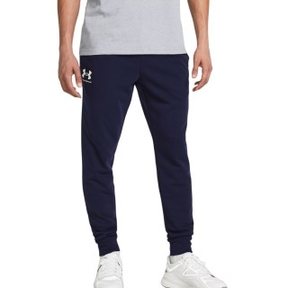 Spodnie męskie Under Armour Rival Terry Jogger granatowe 1380843 410 2XL Under Armour