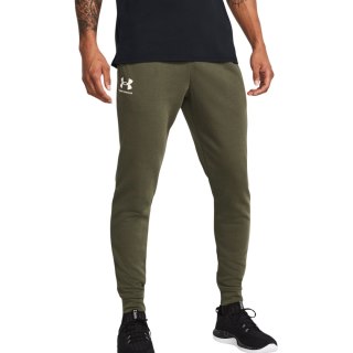 Spodnie męskie Under Armour Rival Terry Jogger khaki 1380843 390 S Under Armour