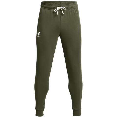 Spodnie męskie Under Armour Rival Terry Jogger khaki 1380843 390 S Under Armour