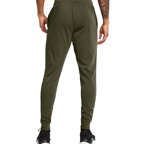 Spodnie męskie Under Armour Rival Terry Jogger khaki 1380843 390 S Under Armour