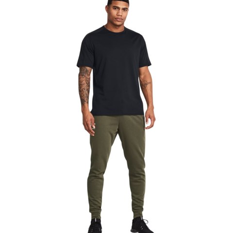 Spodnie męskie Under Armour Rival Terry Jogger khaki 1380843 390 S Under Armour
