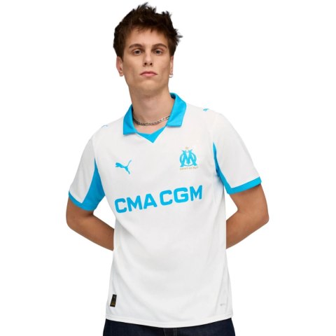 Koszulka męska Puma Olympique Marsylia Home Jersey Replica biała 779801 01 M Puma