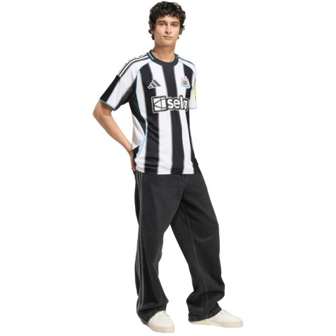 Koszulka męska adidas Newcastle United FC 25/26 Home biało-czarna JI7382 S Adidas