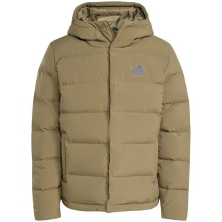 Kurtka męska adidas Helionic Climawarm Hoodie oliwkowa JX0580 L Adidas