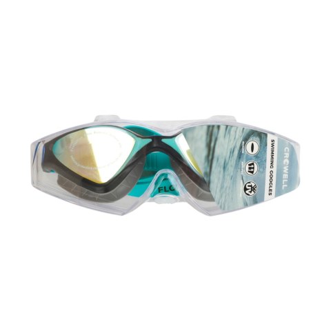 Okulary pływackie Crowell GS20 Flo Mirror szaro-zielone Crowell