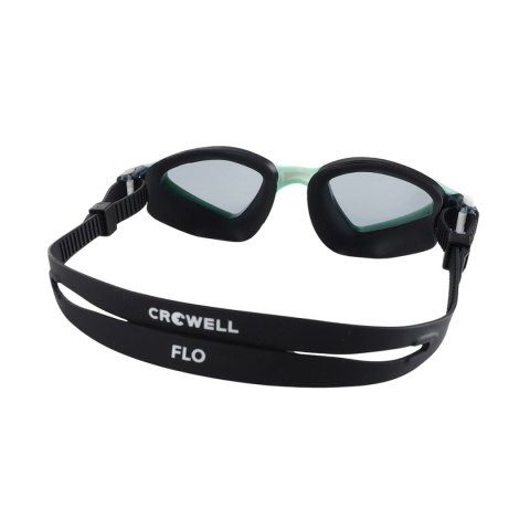 Okulary pływackie Crowell GS20 Flo zielono-czarne Crowell