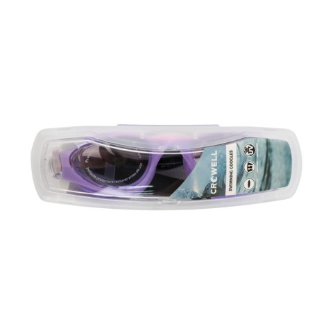 Okulary pływackie dla dzieci Crowell GS23 Splash fioletowo-czarne Crowell