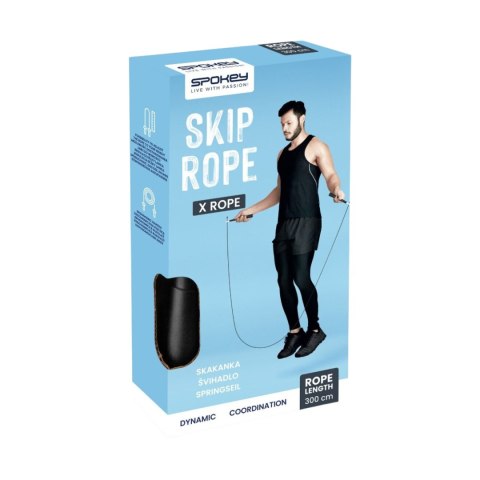 Skakanka Spokey X Rope czarna 944031 Spokey