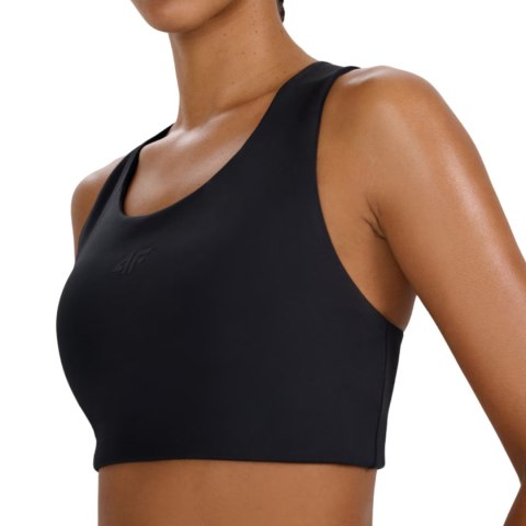 Stanik sportowy 4F F213 głęboka czerń 4FWMM00USBAF213 20S XL 4F