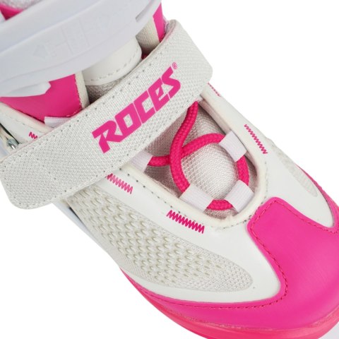 Łyżwy Roces Moody Ice X biało-różowe 450744 001 30-35 Roces