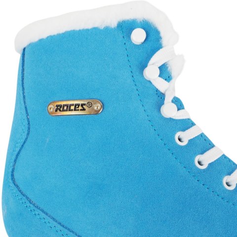 Łyżwy figurowe Roces Suede Eco-Fur niebiesko-białe 450702 004 40 Roces