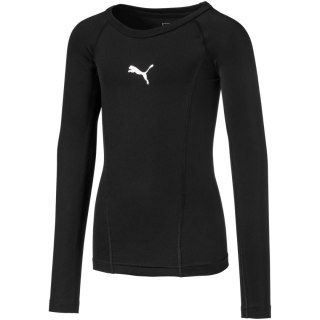 Koszulka dla dzieci Puma Liga Baselayer Tee LS czarna 655921 03 140cm Puma
