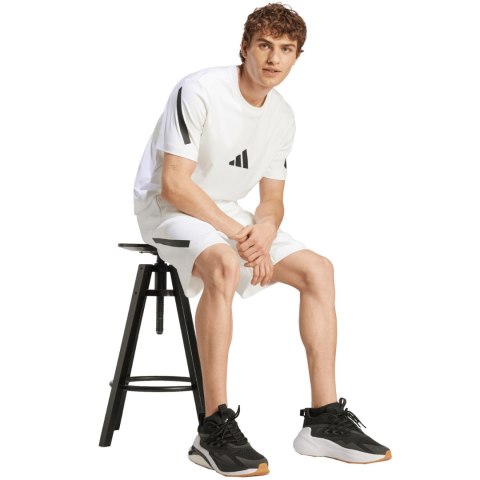 Spodenki męskie adidas Z.N.E. białe JJ4893 S Adidas