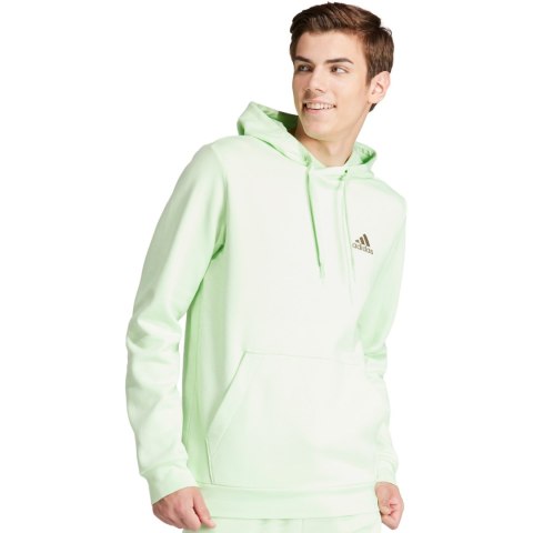 Bluza męska adidas Essentials Fleece Hoodie zielona IN0327 Adidas Bluza męska adidas Essentials Fleece Hoodie zielona IN0327 Adidas