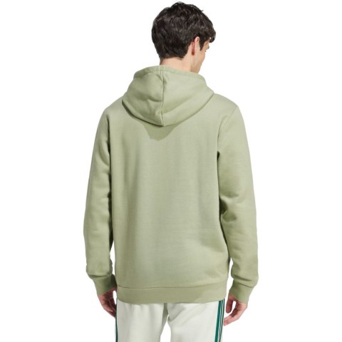 Bluza męska adidas Essentials Fleece Hoodie zielona JJ4662 Adidas Bluza męska adidas Essentials Fleece Hoodie zielona JJ4662 Adidas
