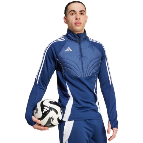 Bluza męska adidas Tiro 24 Winterized niebieska IY0127 Adidas teamwear Bluza męska adidas Tiro 24 Winterized niebieska IY0127 Adidas teamwear
