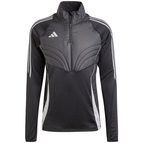 Bluza męska adidas Tiro 24 Winterized szaro-czarna IM9966 Adidas teamwear Bluza męska adidas Tiro 24 Winterized szaro-czarna IM9966 Adidas teamwear