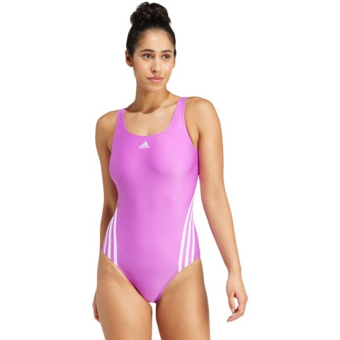 Kostium kąpielowy damski adidas 3 Stripes różowy IY9723 Adidas Kostium kąpielowy damski adidas 3 Stripes różowy IY9723 Adidas