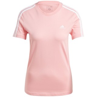 Koszulka damska adidas Essentials Slim 3-Stripes Tee różowa IY4200 Adidas