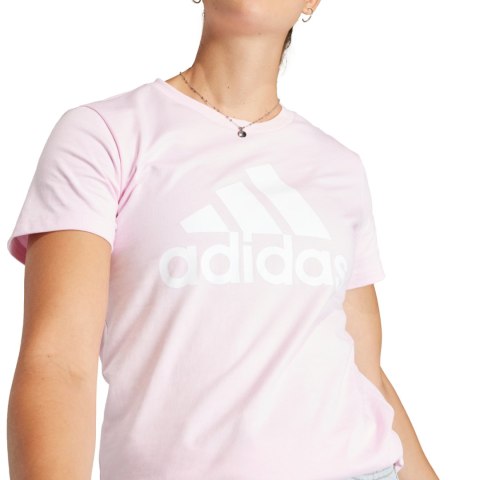 Koszulka damska adidas Loungewear Essentials Logo Tee jasny róż GL0726 Adidas Koszulka damska adidas Loungewear Essentials Logo Tee jasny róż GL0726 Adidas