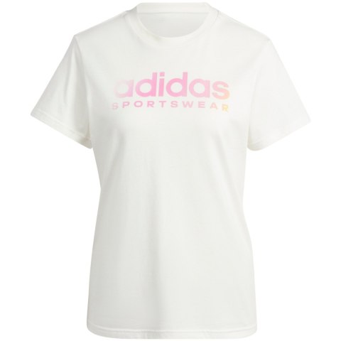 Koszulka damska adidas The Soft Side Linear biała IR5890 Adidas Koszulka damska adidas The Soft Side Linear biała IR5890 Adidas