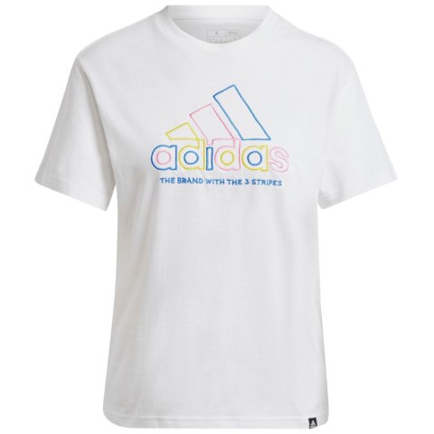 Koszulka damska adidas Xpress Logo biała IW5160 Adidas Koszulka damska adidas Xpress Logo biała IW5160 Adidas