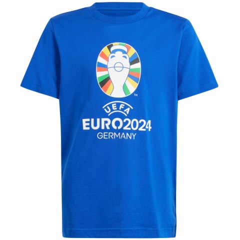 Koszulka dla dzieci adidas Euro24 niebieska IT9309 Adidas Koszulka dla dzieci adidas Euro24 niebieska IT9309 Adidas