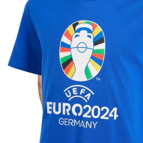 Koszulka dla dzieci adidas Euro24 niebieska IT9309 Adidas Koszulka dla dzieci adidas Euro24 niebieska IT9309 Adidas