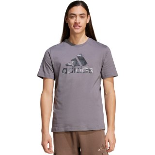 Koszulka męska adidas Camo Bos Graphic Tee szara IY0741 Adidas