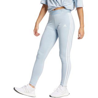 Legginsy damskie adidas Loungewear Essentials 3-Stripes błękitne IR5348 Adidas
