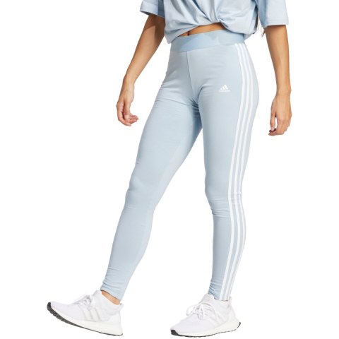 Legginsy damskie adidas Loungewear Essentials 3-Stripes błękitne IR5348 Adidas