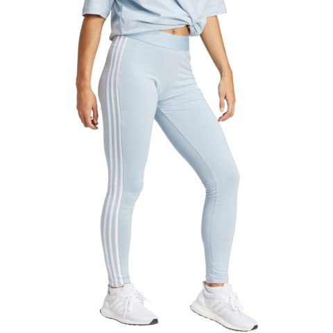 Legginsy damskie adidas Loungewear Essentials 3-Stripes błękitne IR5348 Adidas