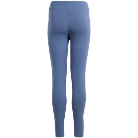 Legginsy dla dzieci adidas Essentials 3-Stripes Cotton Tights niebieskie IS2633 Adidas Legginsy dla dzieci adidas Essentials 3-Stripes Cotton Tights niebieskie IS2633 Adidas