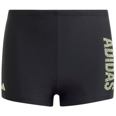 Spodenki kąpielowe dla dzieci adidas Logo Swim BXR czarne IK9654 Adidas Spodenki kąpielowe dla dzieci adidas Logo Swim BXR czarne IK9654 Adidas