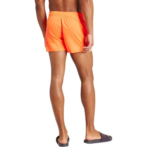 Spodenki kąpielowe męskie adidas 3-Stripes CLX Swim Shorts pomarańczowe IS2053 Adidas Spodenki kąpielowe męskie adidas 3-Stripes CLX Swim Shorts pomarańczowe IS2053 Adidas