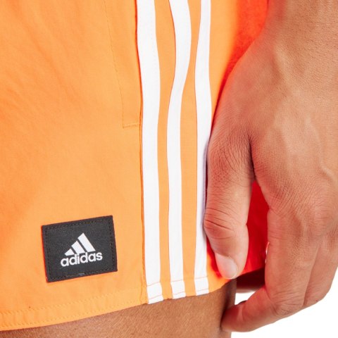 Spodenki kąpielowe męskie adidas 3-Stripes CLX Swim Shorts pomarańczowe IS2053 Adidas Spodenki kąpielowe męskie adidas 3-Stripes CLX Swim Shorts pomarańczowe IS2053 Adidas