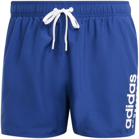 Spodenki kąpielowe męskie adidas Essentials Logo CLX niebieskie IR6225 Adidas Spodenki kąpielowe męskie adidas Essentials Logo CLX niebieskie IR6225 Adidas