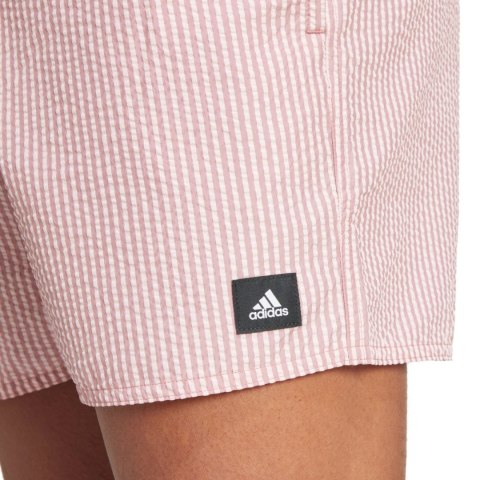 Spodenki kąpielowe męskie adidas Stripey Classics Length różowe IX9677 Adidas Spodenki kąpielowe męskie adidas Stripey Classics Length różowe IX9677 Adidas