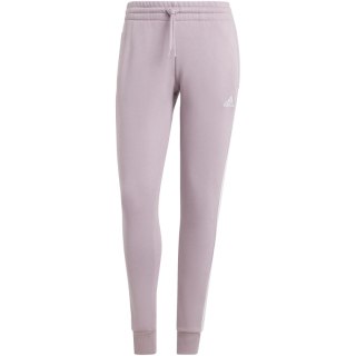 Spodnie damskie adidas Essentials 3-Stripes Fleece fioletowe IR5403 Adidas