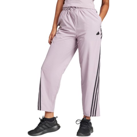 Spodnie damskie adidas Future Icons Three Stripes Woven różowe IS3655 Adidas Spodnie damskie adidas Future Icons Three Stripes Woven różowe IS3655 Adidas