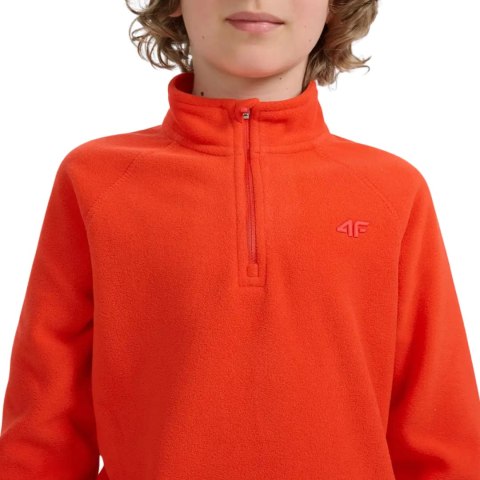 Bluza polarowa dla chłopca 4F M058 czerwona 4FJWAW25UFLEM058 62S 134-140cm 4F
