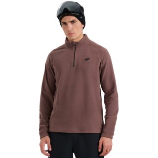 Bluza polarowa męska 4F M065 ciemny brąz 4FWAW25UFLEM065 80S XL 4F