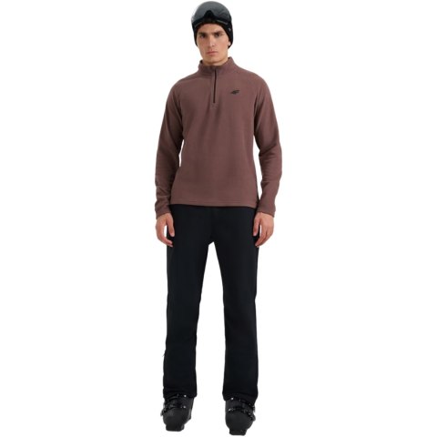 Bluza polarowa męska 4F M065 ciemny brąz 4FWAW25UFLEM065 80S XL 4F